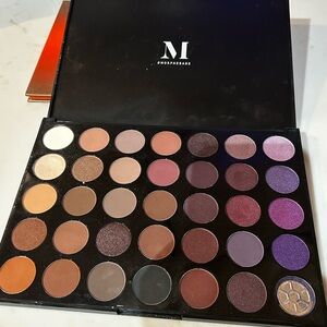 Morphe Eyeshadow Palette - Purple, Brown, and Gold Tones